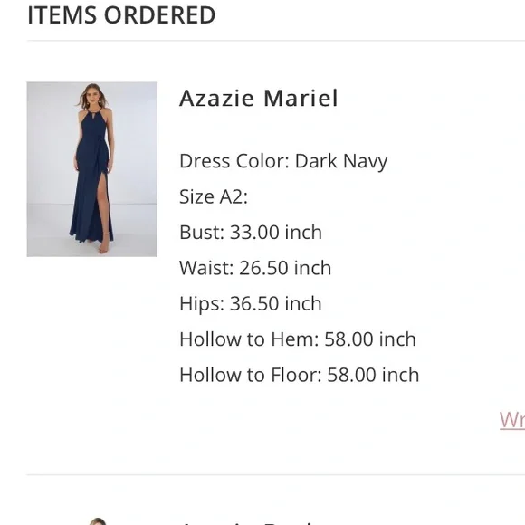 Azazie Mariel Bridesmaid Dress - Picture 6 of 7